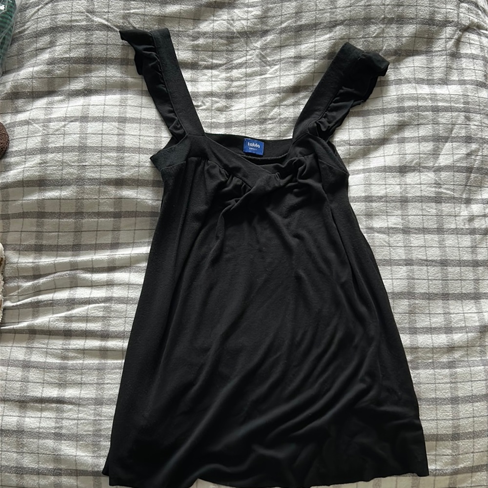 Black Talula tank top, size small.